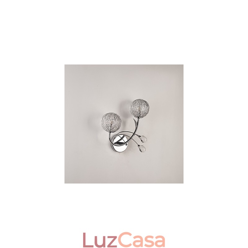 Apliques de parede Cristal Mini Estilo Moderno Contemporâneo Metal