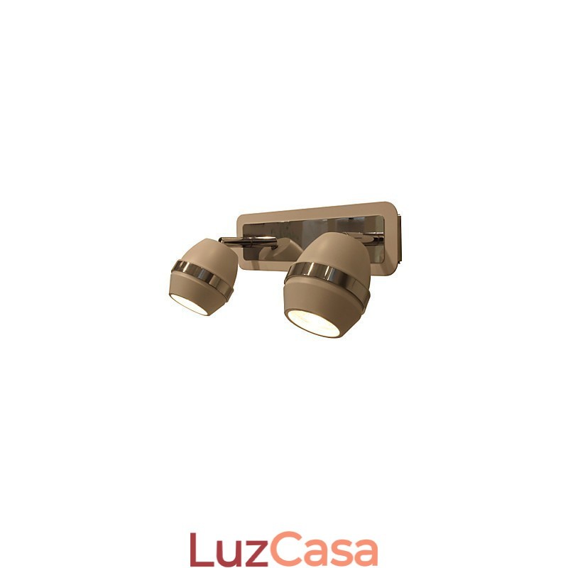 Moderno Esférico Cromado Luzes de Parede Luzes de Banheiro Com 2 Luzes