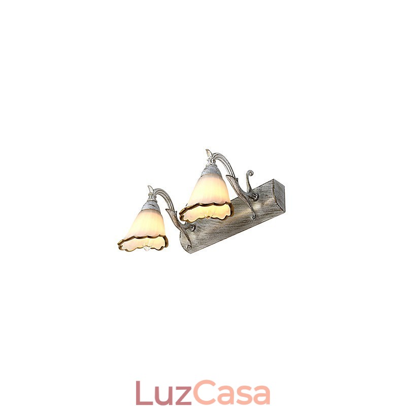 Arandelas de parede Iluminação de banheiro Luzes de parede de leitura Mini estilo rústico Lodge Metal