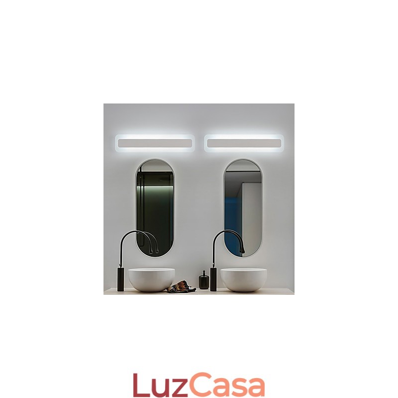 Apliques de parede Iluminação de banheiro Moderno Contemporâneo PVC