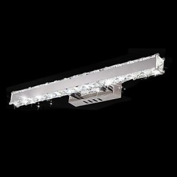 Iluminação de banheiro de cristal Metal moderno e contemporâneo