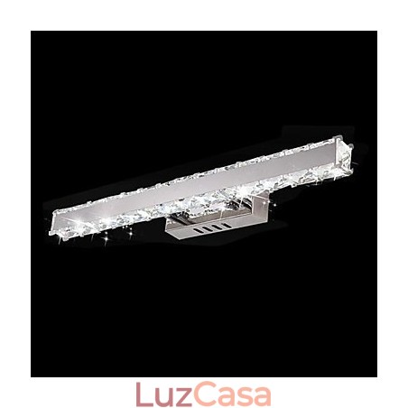 Iluminação de banheiro de cristal Metal moderno e contemporâneo Iluminação de banheiro de cristal Metal moderno e contemporâneo