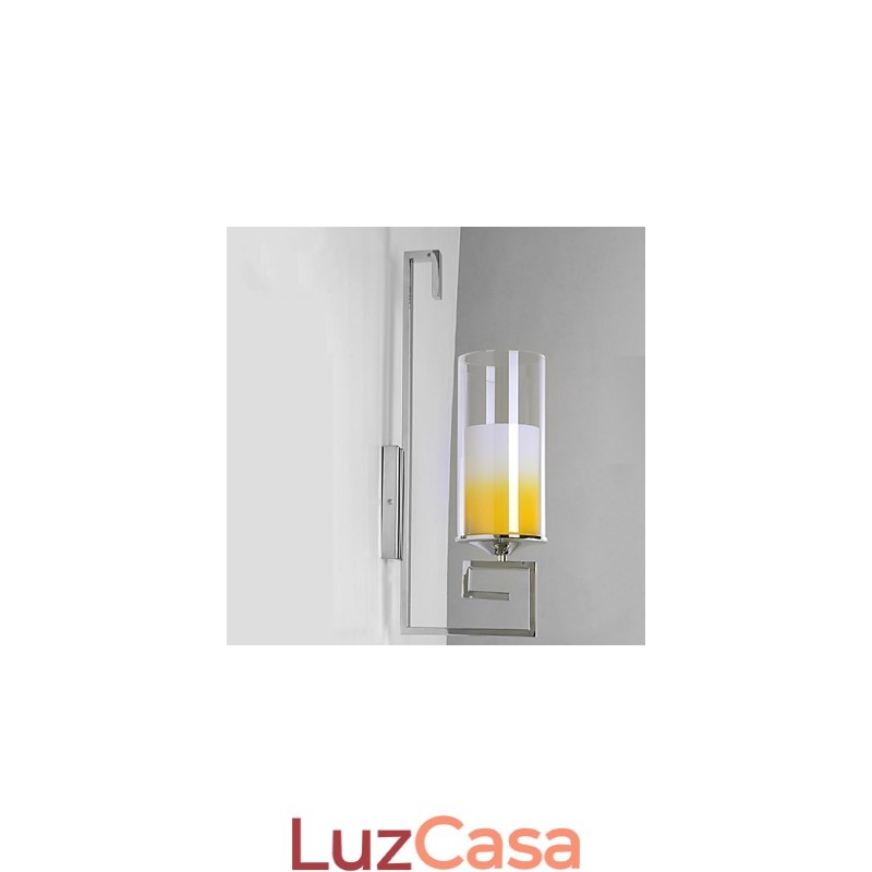 Luminárias de parede de vidro modernas para sala de jantar, luminárias de parede simples para cozinha, bar, café, corredor, varanda, luminária de parede