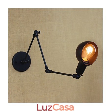 Personalidade braço longo ajustável ângulo barra três retro sala de estar lâmpadas iluminação decorativa parede arandela