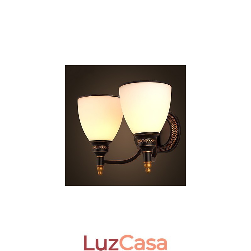 Industrial Country Europeu Cabeceira Varanda Escadas Vento Vento Café Corredor Luminária de Parede Estilo Europeu Restaurante