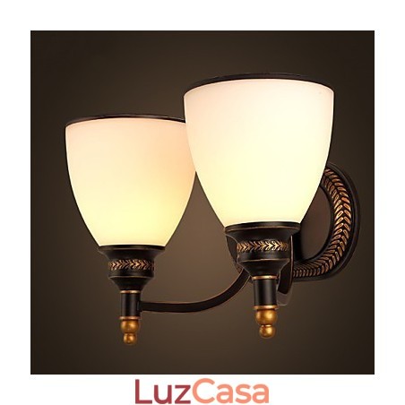 Industrial Country Europeu Cabeceira Varanda Escadas Vento Vento Café Corredor Luminária de Parede Estilo Europeu Restaurante