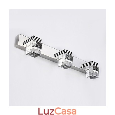 Arandelas de parede Iluminação de banheiro Wall Washers Cristal Mini Estilo Moderno Contemporâneo Metal Arandelas de parede Iluminação de banheiro Wall Washers Cristal Mini Estilo Moderno Contemporâneo Metal