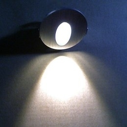 Luminárias de parede embutidas modernas contemporâneas de metal