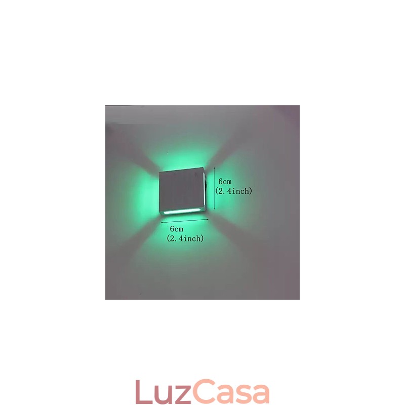 Mini Estilo Flush Mount Wall Lights Moderno Contemporâneo Metal