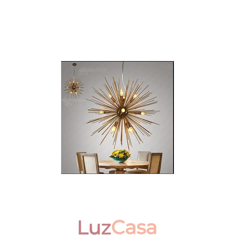 Lustre Retro Imitação Cobre Creative line 12