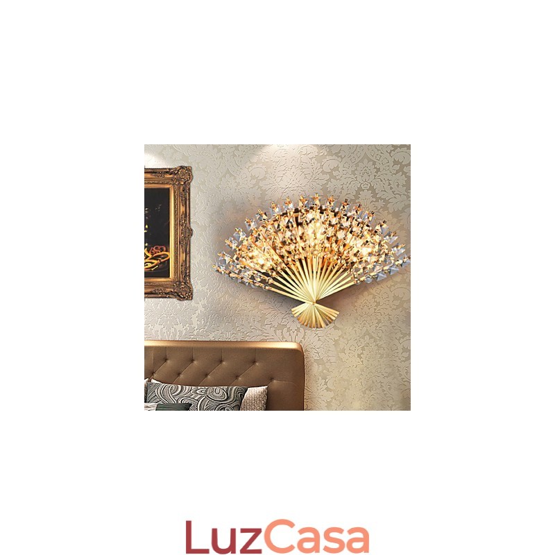 Dia dos Namorados O Ventilador Decoração de Parede Presentes Luminária de Parede de Cristal Contemporânea e Contratada