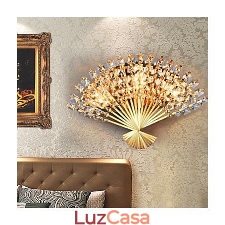 Dia dos Namorados O Ventilador Decoração de Parede Presentes Luminária de Parede de Cristal Contemporânea e Contratada Dia dos Namorados O Ventilador Decoração de Parede Presentes Luminária de Parede de Cristal Contemporânea e Contratada