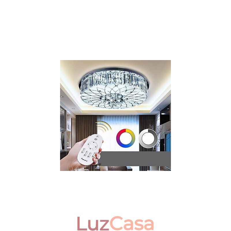 Montagem embutida Cristal Moderno Contemporâneo Metal