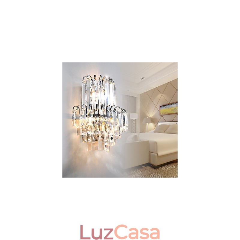 Apliques de parede Cristal Moderno Contemporâneo Vidro
