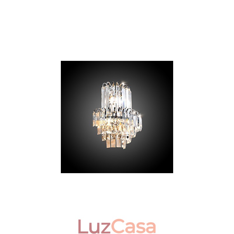 Apliques de parede Cristal Moderno Contemporâneo Vidro