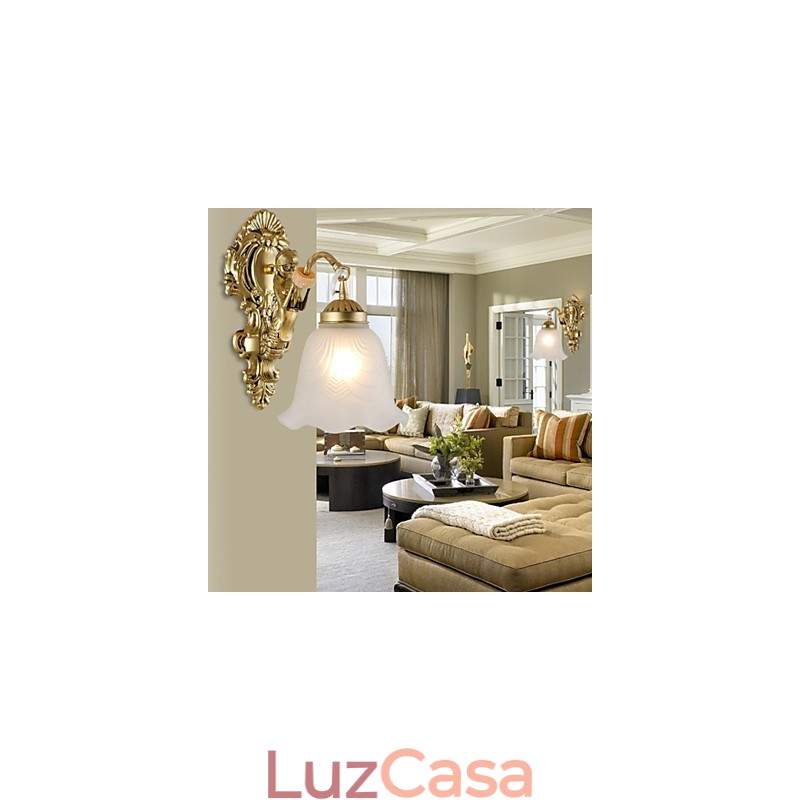 Apliques de parede Mini Style Traditional Classic Metal E27