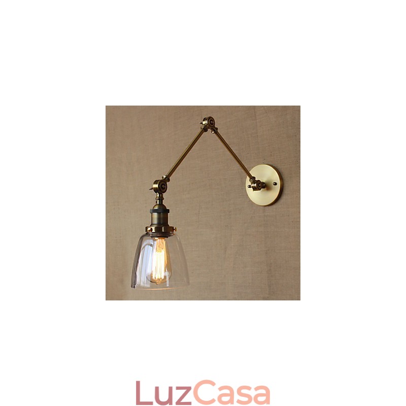 Retro Vintage RACK Quarto Cabeceira Exclusivo Hotel Lobby Decorado Antigo Bronze Wall Sconce