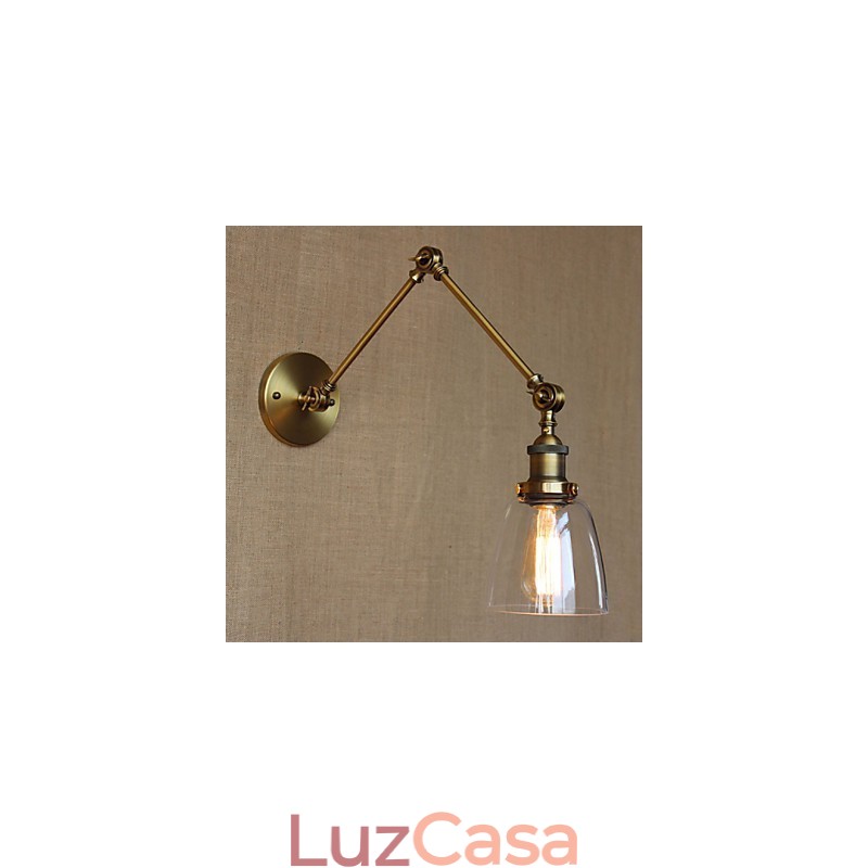 Retro Vintage RACK Quarto Cabeceira Exclusivo Hotel Lobby Decorado Antigo Bronze Wall Sconce
