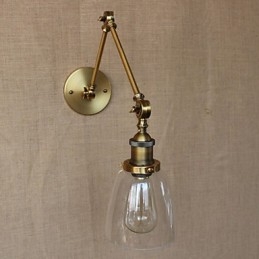 Retro Vintage RACK Quarto Cabeceira Exclusivo Hotel Lobby Decorado Antigo Bronze Wall Sconce