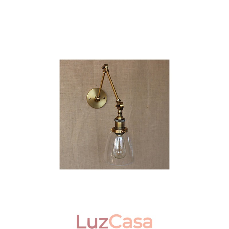 Retro Vintage RACK Quarto Cabeceira Exclusivo Hotel Lobby Decorado Antigo Bronze Wall Sconce