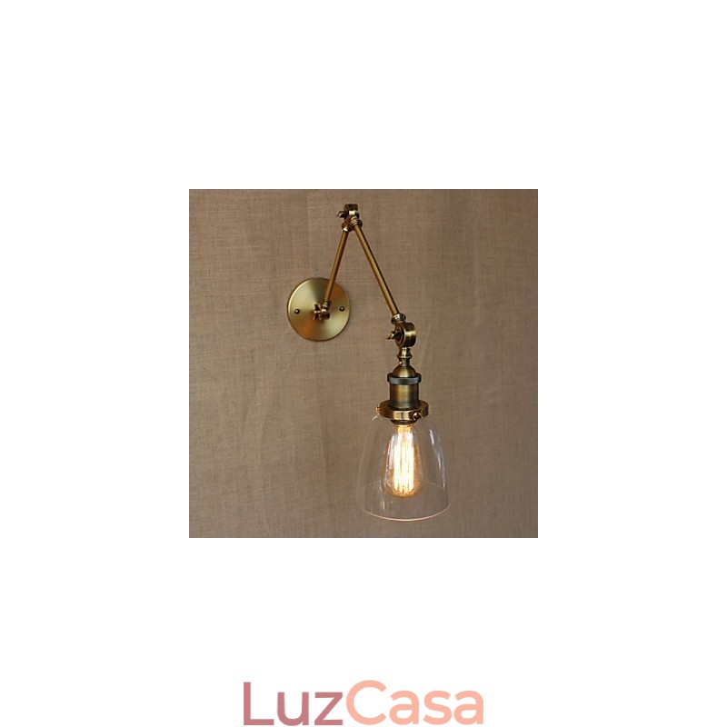 Retro Vintage RACK Quarto Cabeceira Exclusivo Hotel Lobby Decorado Antigo Bronze Wall Sconce