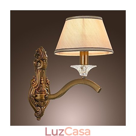 Apliques de parede tradicionais clássicos de metal