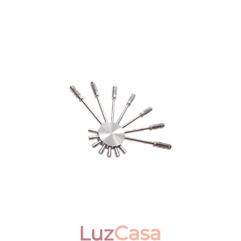 Luminária de parede moderna com design de luz difusa para 7 direções Luz em forma de leque