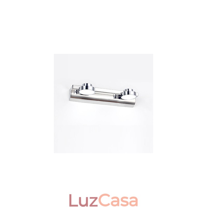 Apliques de parede Iluminação de banheiro Luzes de parede de leitura Mini estilo moderno contemporâneo Metal