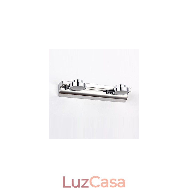 Apliques de parede Iluminação de banheiro Luzes de parede de leitura Mini estilo moderno contemporâneo Metal
