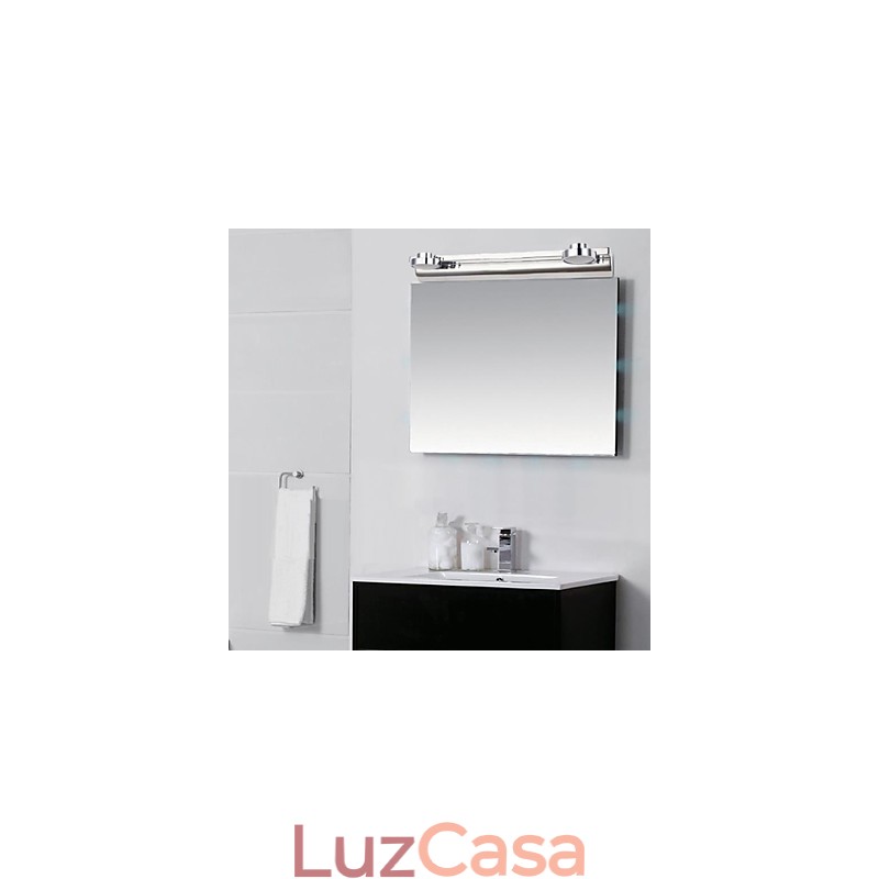 Apliques de parede Iluminação de banheiro Luzes de parede de leitura Mini estilo moderno contemporâneo Metal