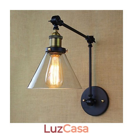 Mediterranean Village Retro Pastoral Vidro Decorativo Parede Sconce Roupas Loja Restaurante Café Mediterranean Village Retro Pastoral Vidro Decorativo Parede Sconce Roupas Loja Restaurante Café
