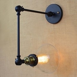 Mediterranean Village Retro Pastoral Vidro Decorativo Parede Sconce Roupas Loja Restaurante Café