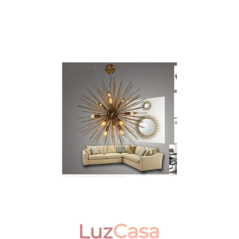 Lustre Retro Imitação Cobre Creative line 12