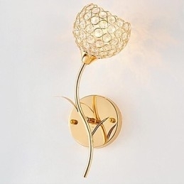 Apliques de parede de cristal Metal moderno e contemporâneo