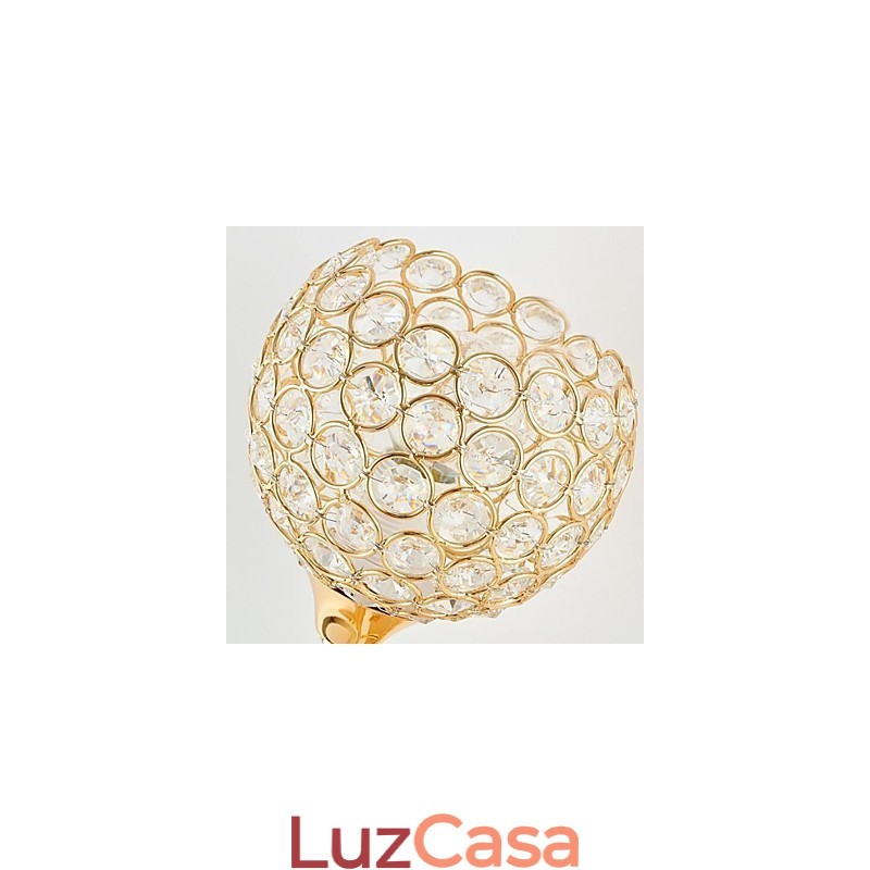 Apliques de parede de cristal Metal moderno e contemporâneo