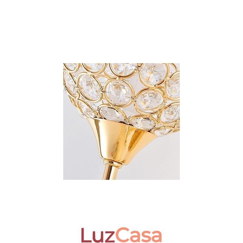 Apliques de parede de cristal Metal moderno e contemporâneo