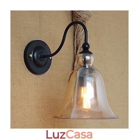 American Rural Countryside Minimalista Sala de estar Corredor Decorado Vidro Wall Sconce American Rural Countryside Minimalista Sala de estar Corredor Decorado Vidro Wall Sconce