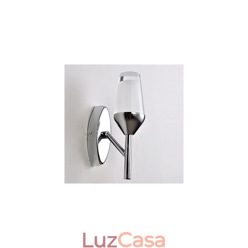 Arandelas de parede Modernas Contemporâneas Metal Vidro de Vinho Lâmpada