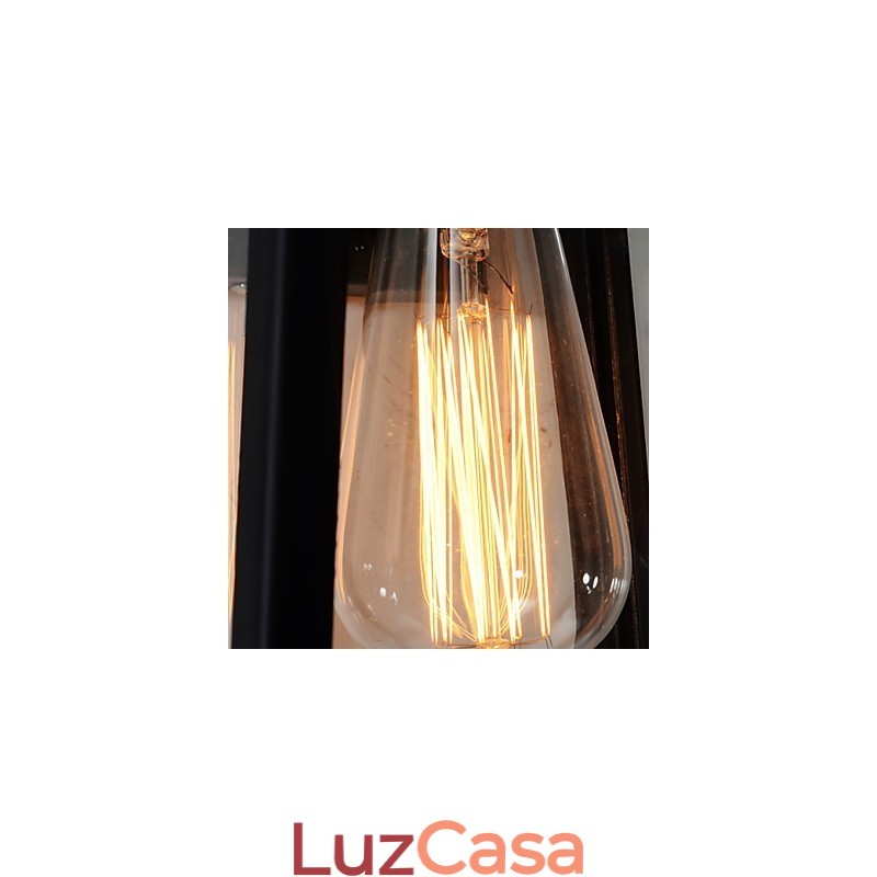 Luminária de parede retrô de qualidade para corredor da indústria eólica com luz de ferro