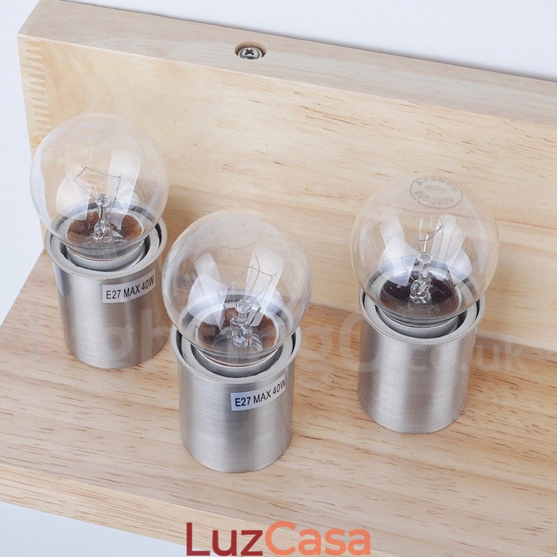 Mini estilo arandelas de parede com cúpulas de vidro moderno contemporâneo madeira bambu luz de parede