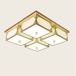 Uma atmosfera de iluminação de teto de ferro de lâmpadas de estilo chinês A