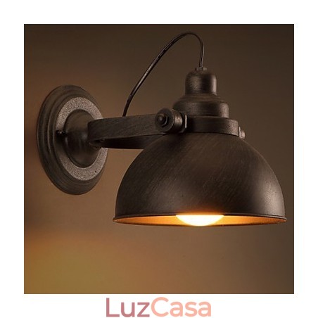 Luminária de parede vintage criativa em ferro forjado estilo loft Luminária de parede vintage criativa em ferro forjado estilo loft