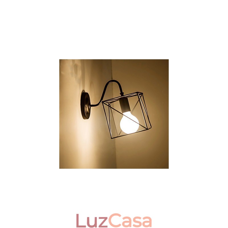 Luminárias de parede da indústria americana nostálgica vintage lron loft corredor luminária de parede para varanda