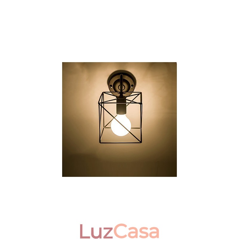 Luminárias de parede da indústria americana nostálgica vintage lron loft corredor luminária de parede para varanda