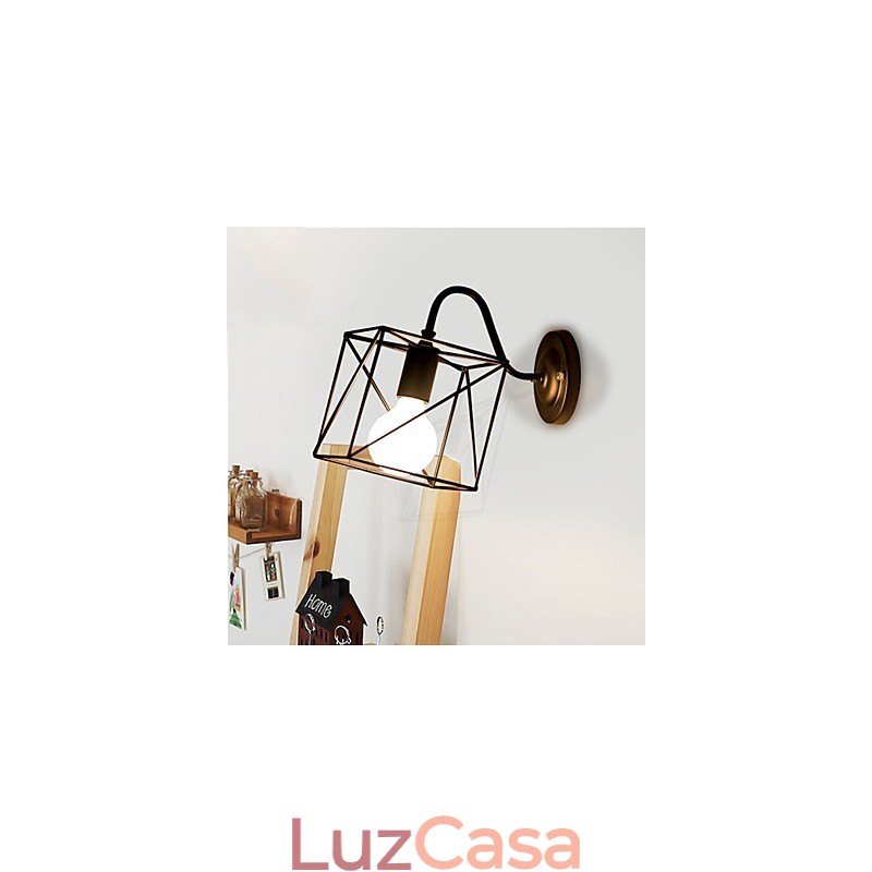 Luminárias de parede da indústria americana nostálgica vintage lron loft corredor luminária de parede para varanda