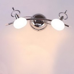 Iluminação de banheiro moderna contemporânea G4 Metal