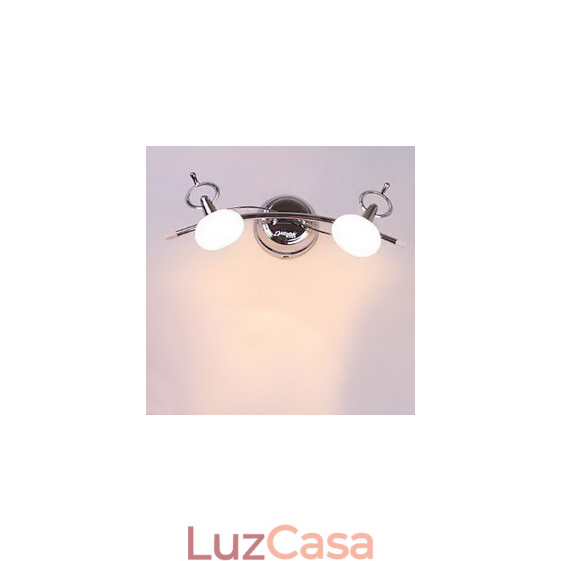 Iluminação de banheiro moderna contemporânea G4 Metal