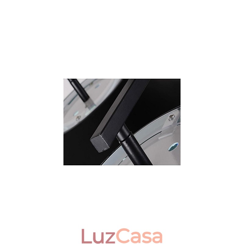 Montagem embutida 3 luzes metal acrílico simples moderno