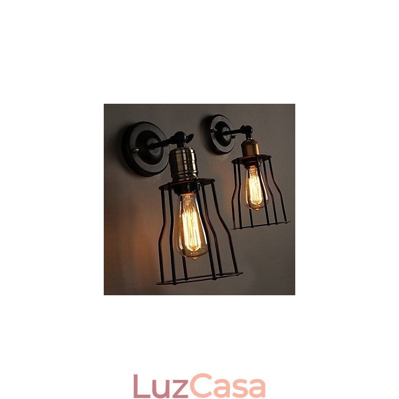 Luminária de parede criativa The Head Of A Bed Titanium Metal