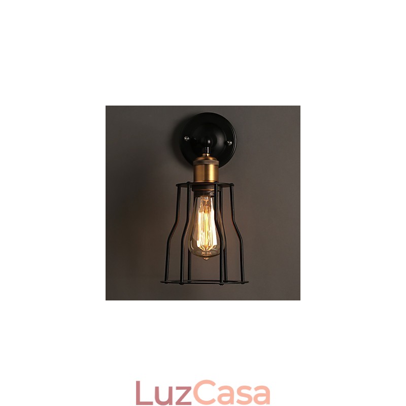 Luminária de parede criativa The Head Of A Bed Titanium Metal